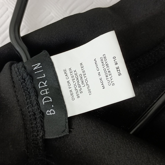 B. Darlin Black Mock Neck Dress 9/10 NWOT - Picture 7 of 7